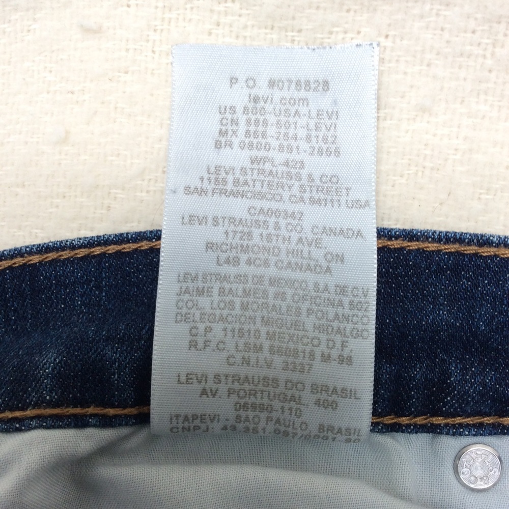 Levi’s mid-rise straight leg blue jeans - Picture 7 of 7